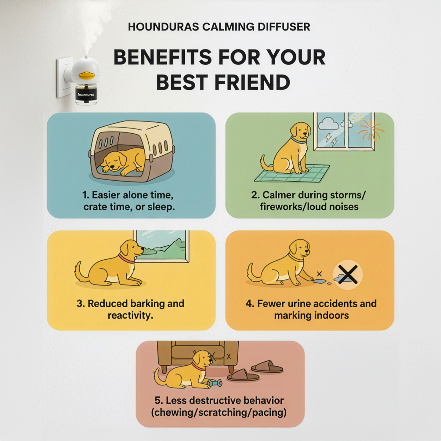 Hounduras® Dog Calming Diffuser